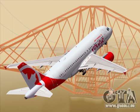 Airbus A319 Air Canada Rouge pour GTA San Andreas