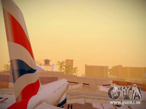 Airbus A380-800 British Airways pour GTA San Andreas
