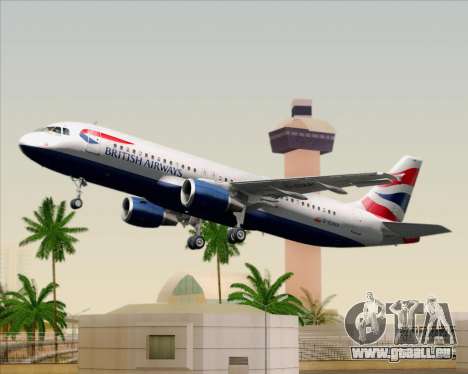 Airbus A320-232 British Airways für GTA San Andreas
