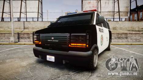 Declasse Burrito Police Transporter LED [ELS] für GTA 4