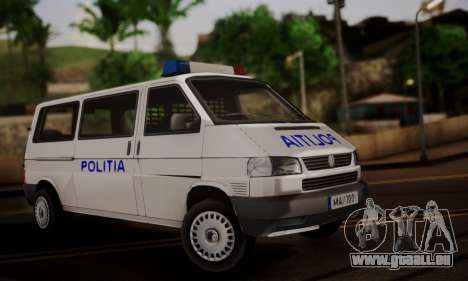 Volkswagen Caravelle Politia für GTA San Andreas