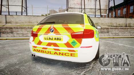 BMW 530d F11 Ambulance [ELS] pour GTA 4