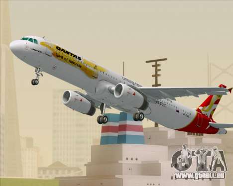 Airbus A321-200 Qantas (Wallabies Livery) pour GTA San Andreas
