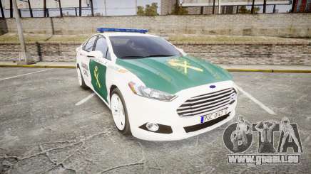 Ford Mondeo 2014 Guardia Civil Cops [ELS] pour GTA 4