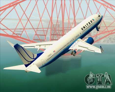 Boeing 737-800 United Airlines pour GTA San Andreas