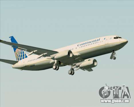 Boeing 737-800 Continental Airlines für GTA San Andreas