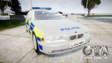 BMW 525i E39 Touring Police [ELS] BTV pour GTA 4