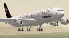 Airbus A340-300 Lufthansa (Star Alliance Livery) für GTA San Andreas
