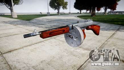 Pistolet mitrailleur Thompson M1A1 tambour icon2 pour GTA 4