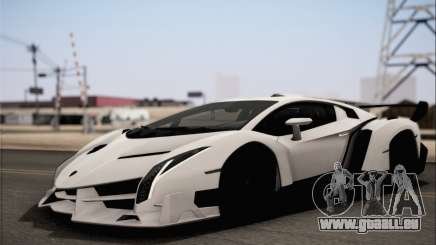 Lamborghini Veneno LP750-4 White Black 2014 HQLM pour GTA San Andreas