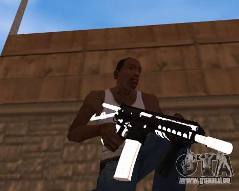 White Chrome Gun Pack pour GTA San Andreas