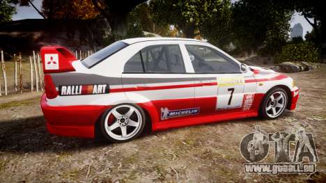 Mitsubishi Lancer Evolution VI Rally Edition für GTA 4