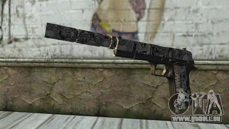 Nouveau Pistolet avec un Silencieux pour GTA San Andreas