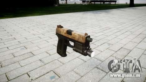 Pistolet HK USP 45 poussiéreux pour GTA 4
