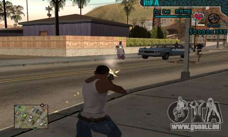 C-HUD Rifa Gang pour GTA San Andreas