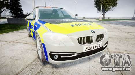 BMW 525d F11 2014 Police [ELS] für GTA 4