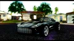 Aston Martin One-77 Beige Black pour GTA San Andreas