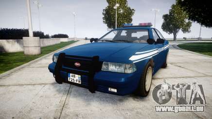 GTA V Vapid Police Cruiser Gendarmerie1 pour GTA 4