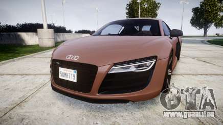 Audi R8 plus 2013 Wald rims pour GTA 4