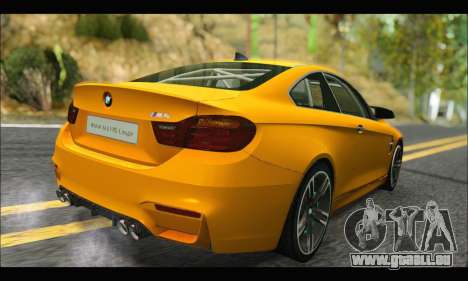 BMW M4 F80 Coupe 1.0 2014 pour GTA San Andreas