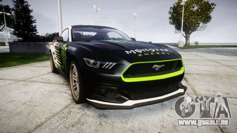 Ford Mustang GT 2015 Custom Kit monster energy für GTA 4