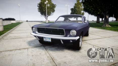 Ford Mustang GT Fastback 1968 Auto Drag III pour GTA 4