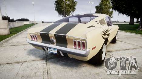 Ford Mustang GT Fastback 1968 Auto Drag III pour GTA 4