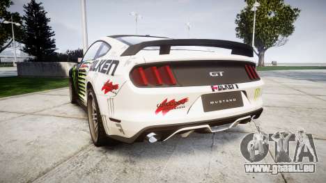 Ford Mustang GT 2015 Custom Kit monster energy für GTA 4