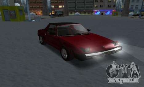 Fiat Bertone X1 9 pour GTA San Andreas