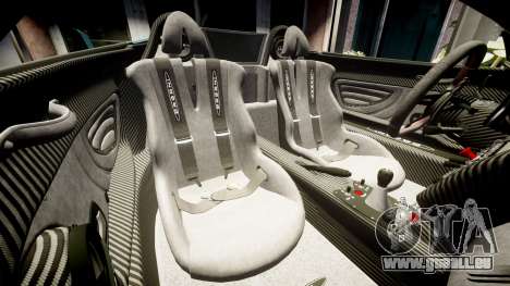 Pagani Zonda Cinque Roadster 2010 pour GTA 4