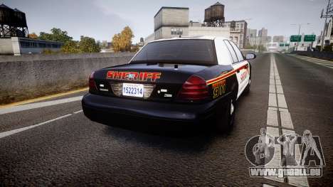 Ford Crown Victoria Sheriff [ELS] rims1 pour GTA 4