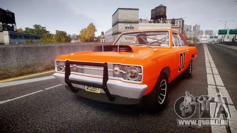 Dodge Dart HEMI Super Stock 1968 rims4 pour GTA 4