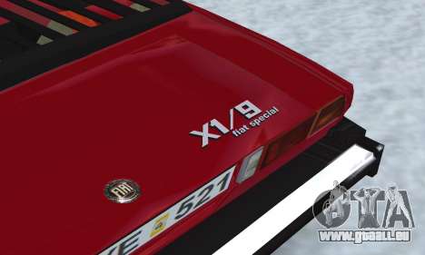 Fiat Bertone X1 9 pour GTA San Andreas