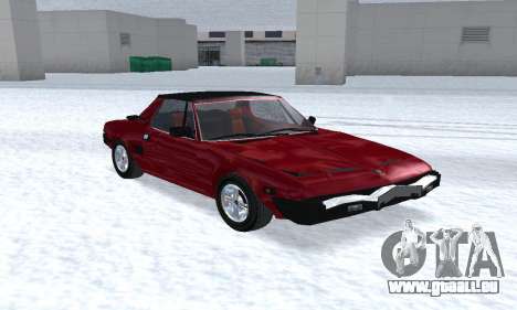 Fiat Bertone X1 9 pour GTA San Andreas