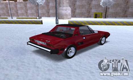 Fiat Bertone X1 9 pour GTA San Andreas