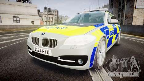 BMW 525d F11 2014 Metropolitan Police [ELS] pour GTA 4