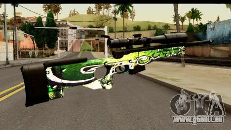 Grafiti Sniper Rifle für GTA San Andreas