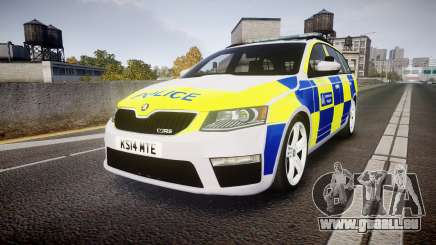 Skoda Octavia Combi vRS 2014 [ELS] Traffic Unit für GTA 4