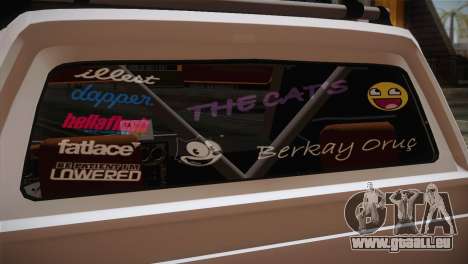 Volkswagen Caddy DRY Garage für GTA San Andreas