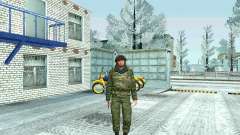 Combattant de la MIA en hiver uniformes pour GTA San Andreas