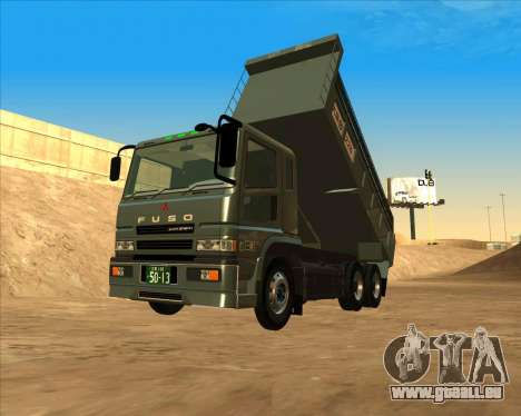 Mitsubishi Fuso Super Great Dump Truck pour GTA San Andreas