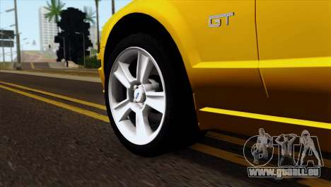 Ford Mustang GT Wheels 1 pour GTA San Andreas