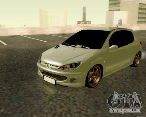 Peugeot 206 Street Racer Tuning pour GTA San Andreas