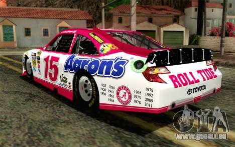NASCAR Toyota Camry 2012 Plate Track pour GTA San Andreas