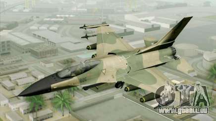F-16 Fighter-Bomber Green-Brown Camo für GTA San Andreas