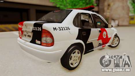 Chevrolet Corsa 2000 PMESP pour GTA San Andreas