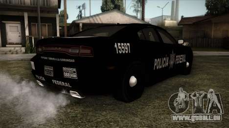 Dodge Charger 2013 Policia Federal Mexico pour GTA San Andreas