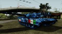 Bleu militaire en tenue de camouflage pour le réservoir pour GTA San Andreas