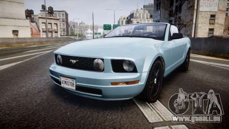 Ford Mustang Convertible Mk.V 2008 pour GTA 4