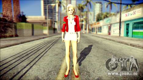 Lisa Garland Nurse Skin pour GTA San Andreas